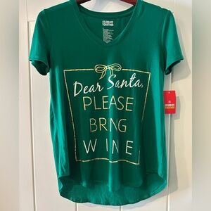 Kohl's Green Graphic Short Sleeve Tee